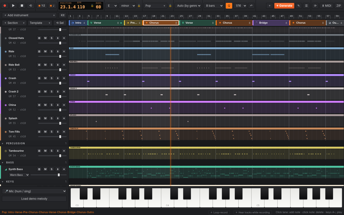 KIOSK HUM editor screenshot